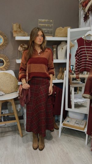 Falda cuadros