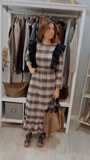 Vestido cuadros