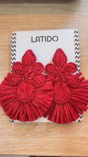 Pendientes Latido Rojos